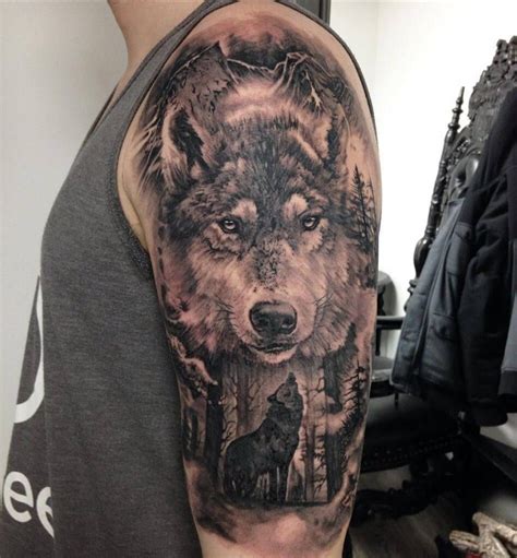 Wolf Tattoo Designs For Men