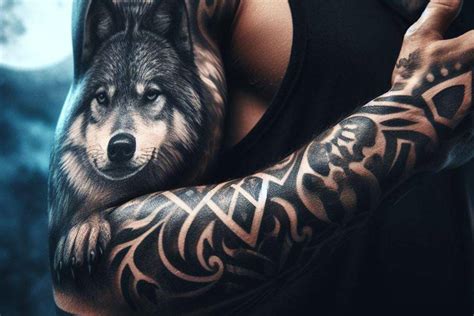 Wolf Tattoo Sleeve Embracing The Wild Spirit In Ink Your Own Tattoo